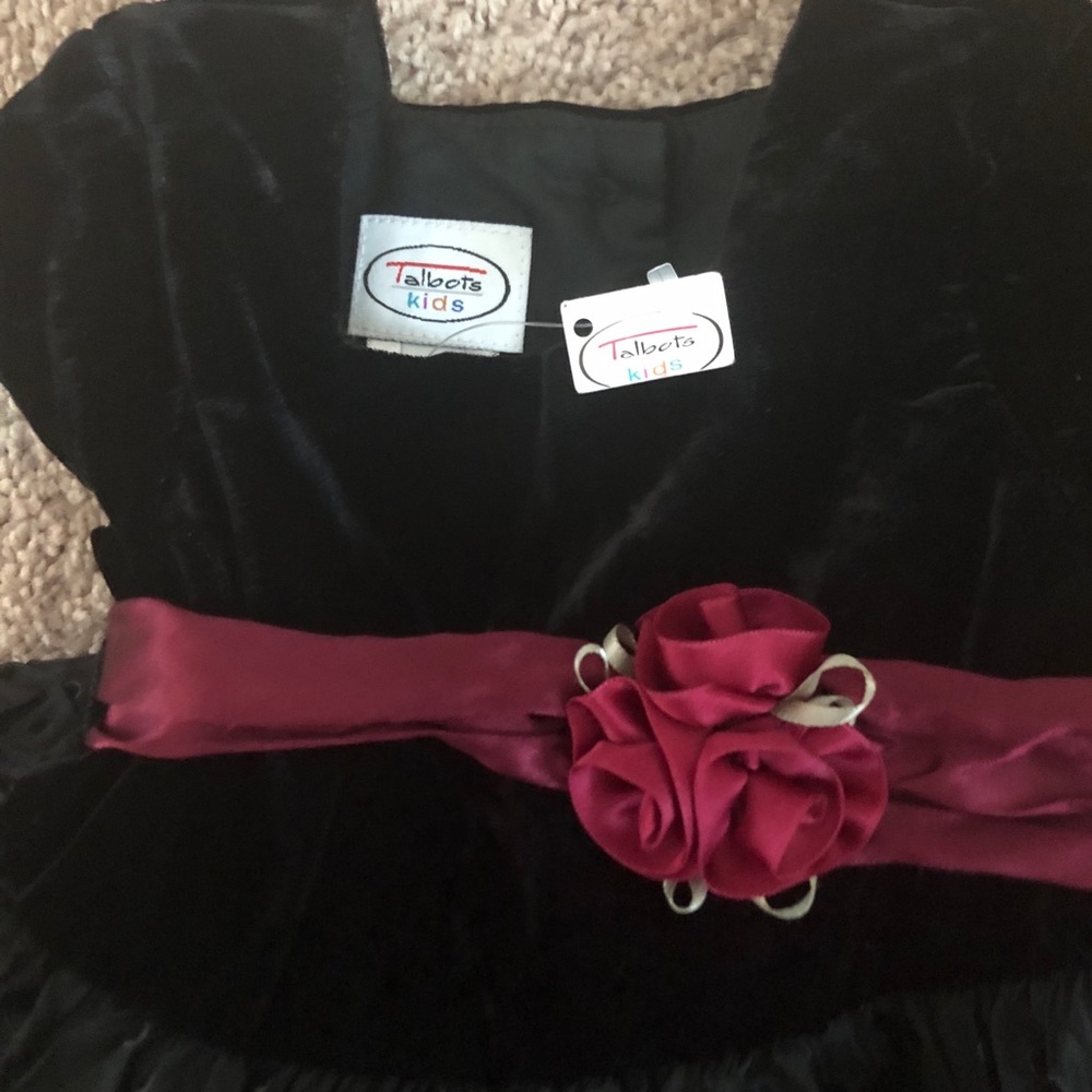 Black formal dress 24m girl